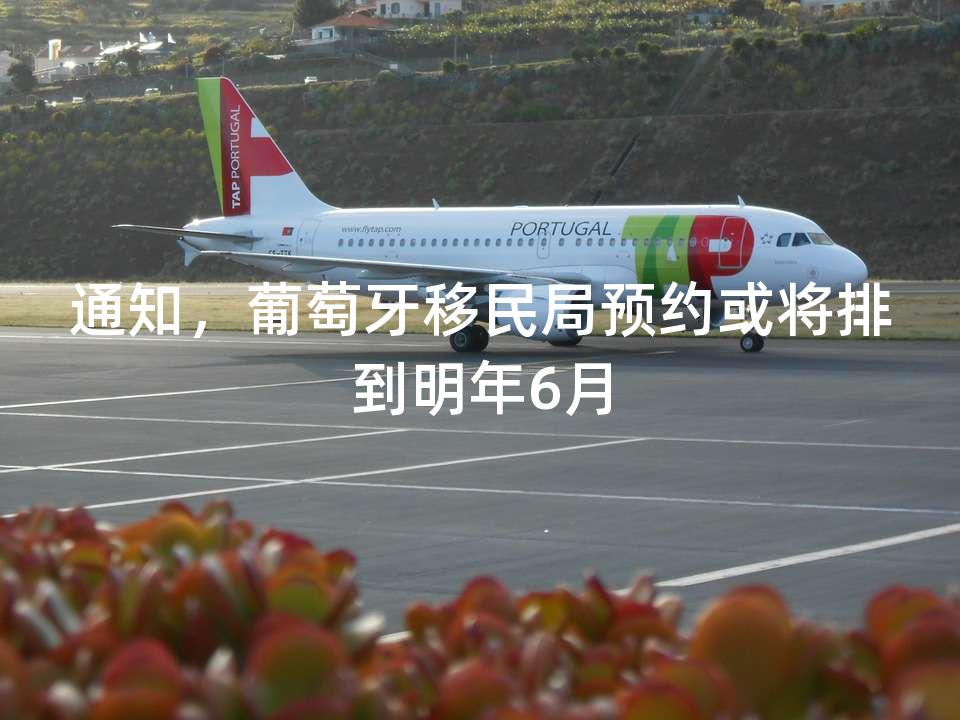 通知，葡萄牙移民局预约或将排到明年6月