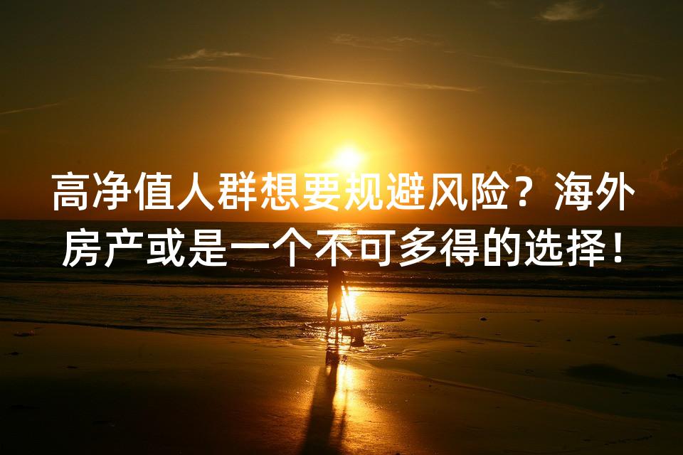 高净值人群想要规避风险?海外房产或是一个不可多得的选择! 高净值人群想要规避风险?海外房产或是一个不可多得的选择!