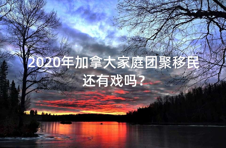 2020年加拿大家庭团聚移民还有戏吗？