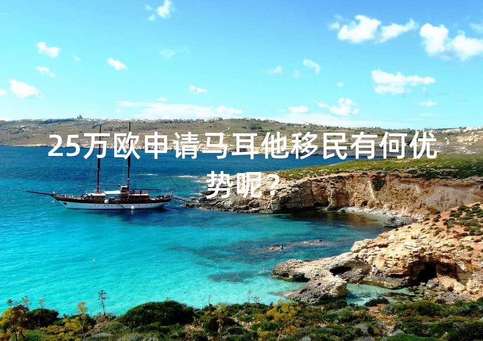 25万欧申请马耳他移民有何优势呢？