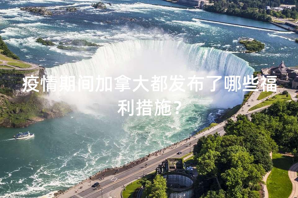 疫情期间加拿大都发布了哪些福利措施？