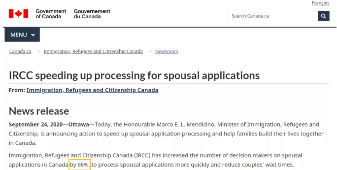 加拿大移民部加快处理夫妻团聚移民