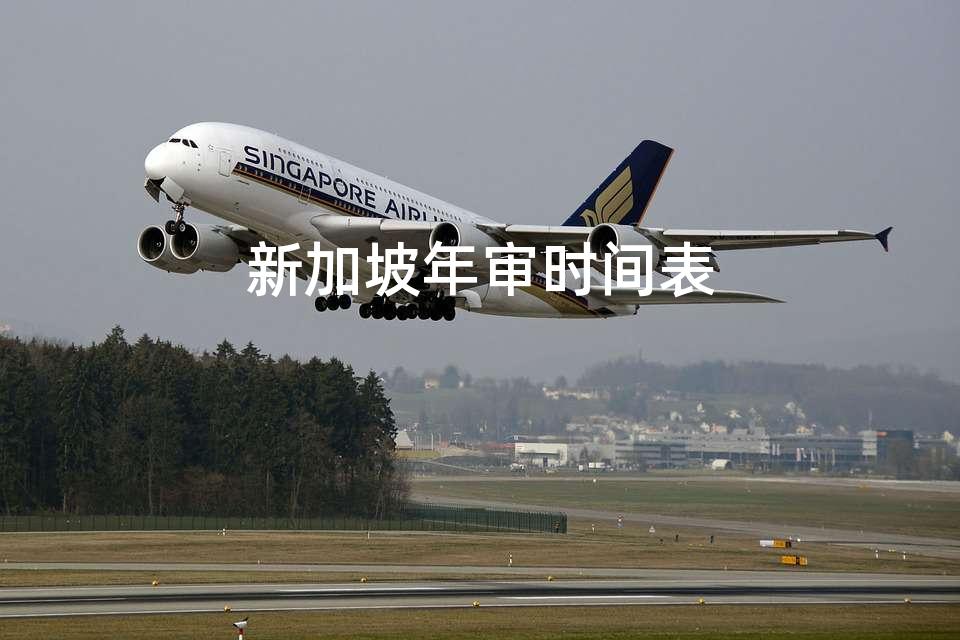 新加坡年审时间表