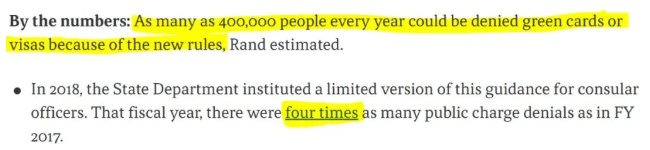 美国移民注意:公共负担重启! 美国移民注意:公共负担重启!