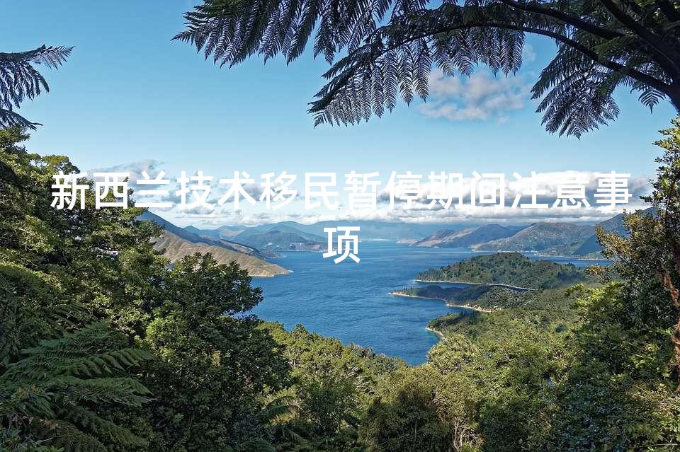 新西兰技术移民暂停期间注意事项