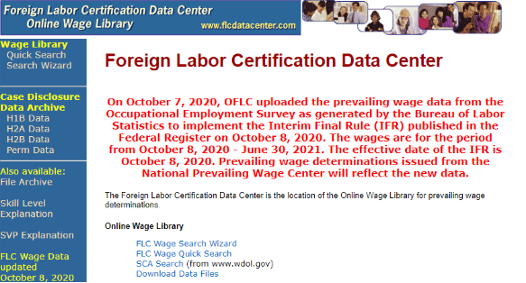 如何查询美国H-1B及PERM工资标准? 如何查询美国H-1B及PERM工资标准?