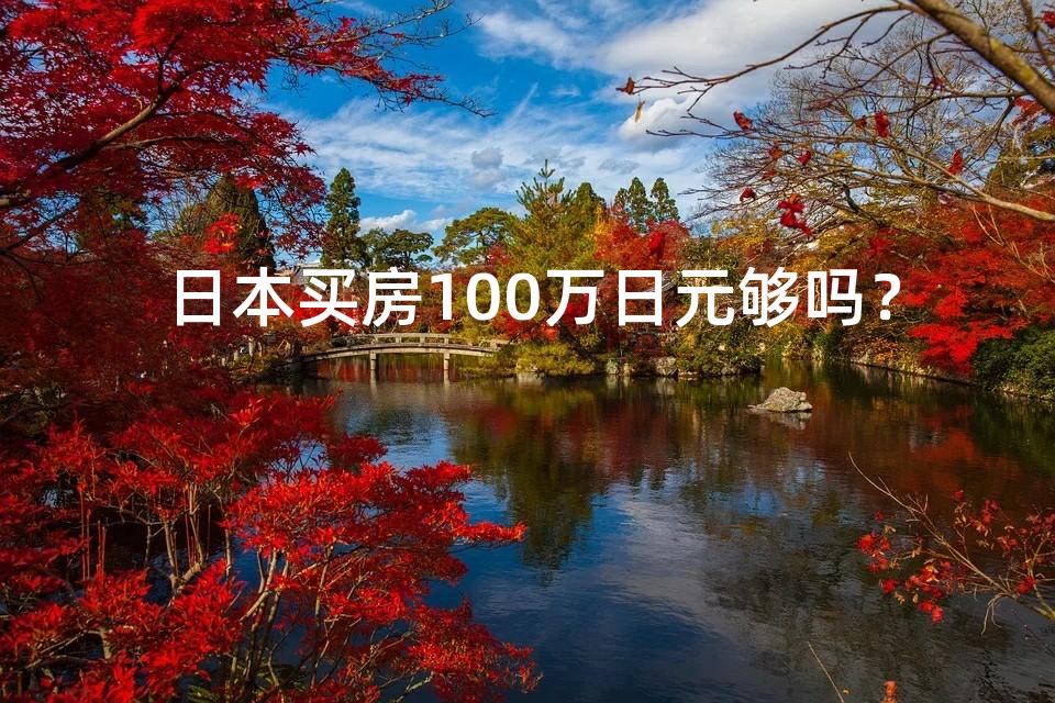 日本买房100万日元够吗？