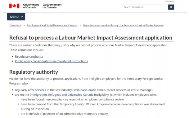突发，加拿大叫停部分LMIA申请