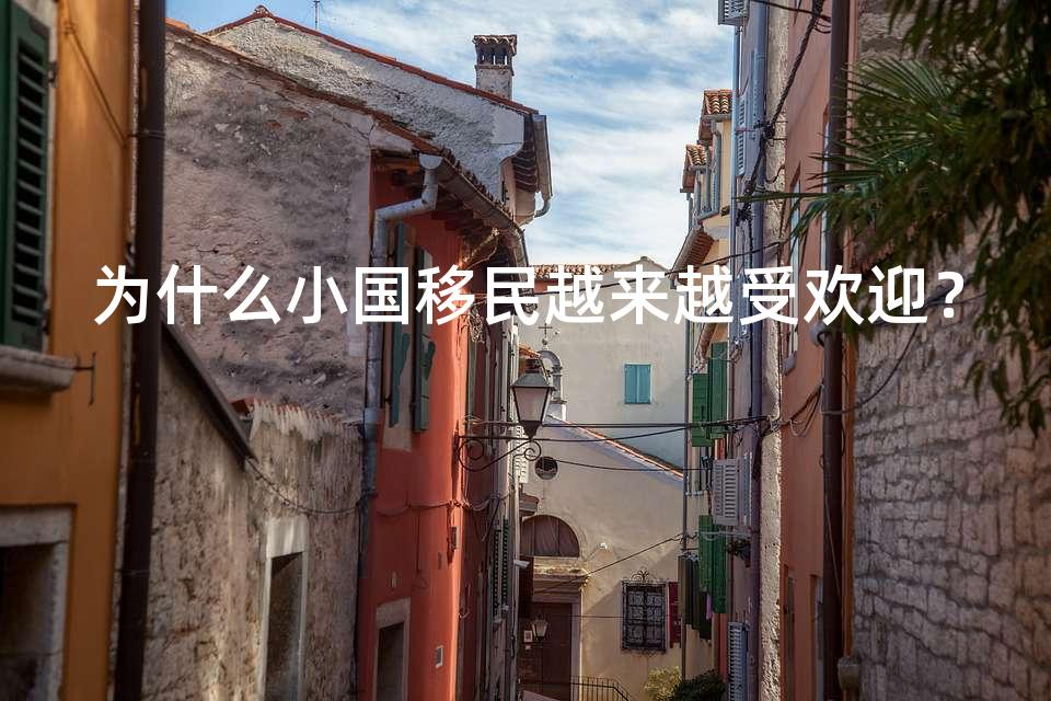 为什么小国移民越来越受欢迎？