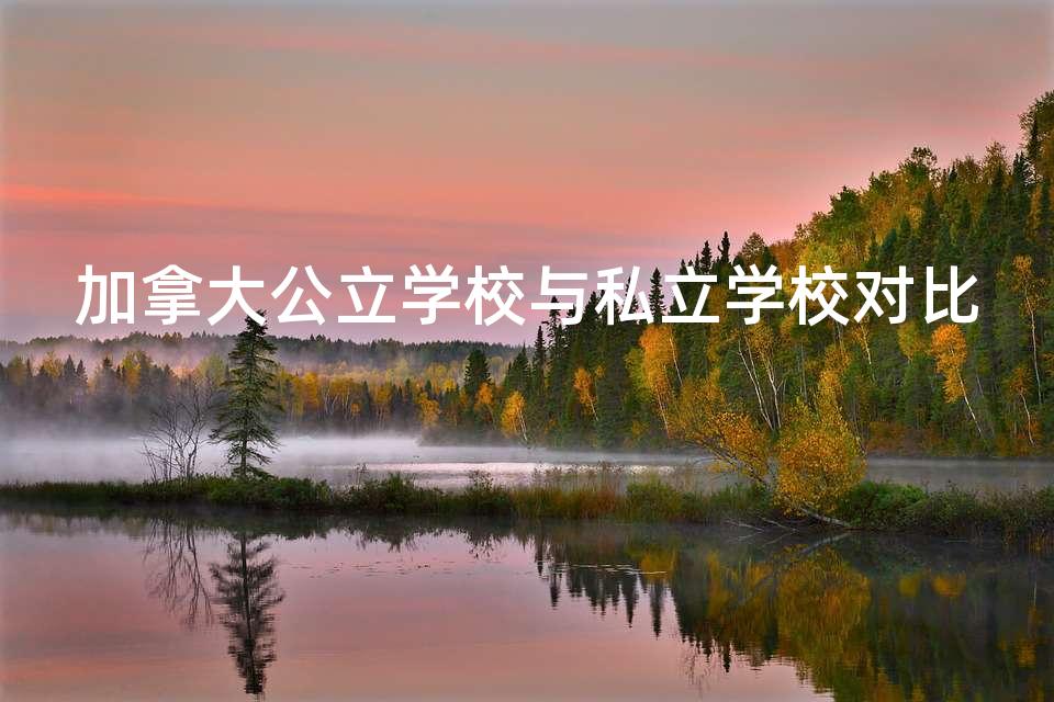 加拿大公立学校与私立学校对比