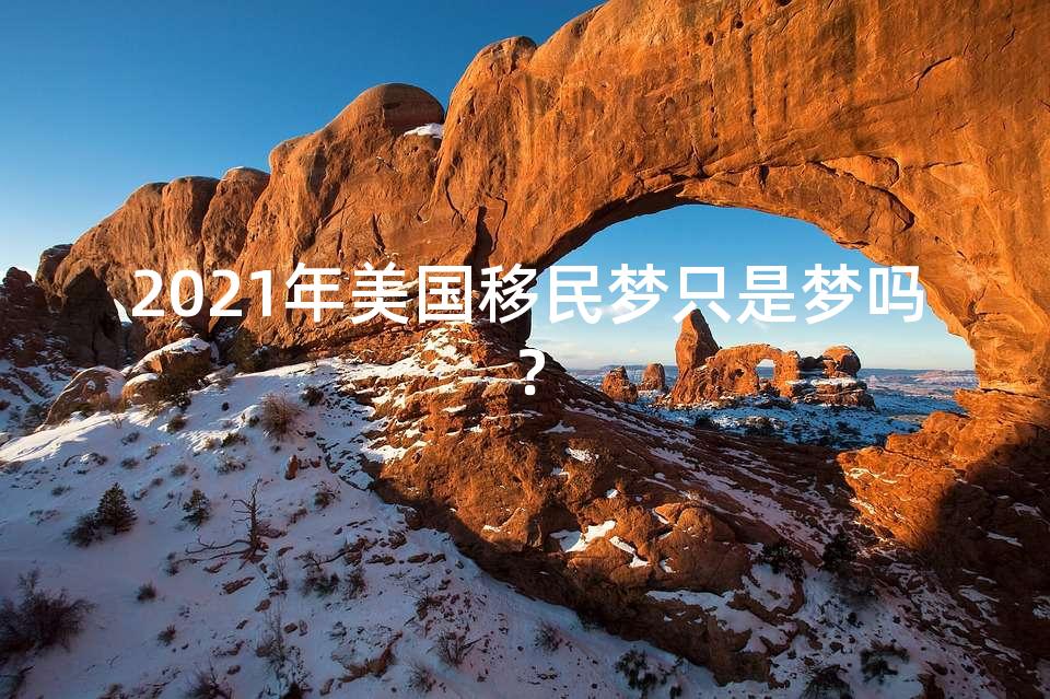 2021年美国移民梦只是梦吗？