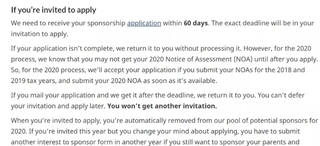 1月5日加拿大父母担保移民开始抽签