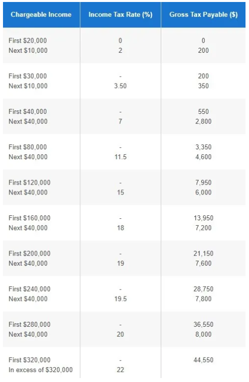 新加坡个人所得税申报攻略