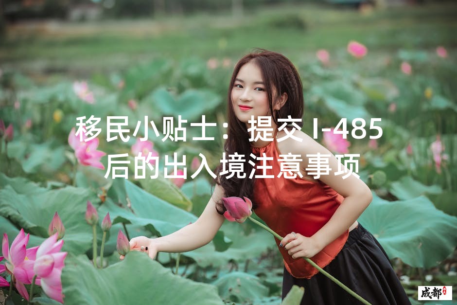移民小贴士：提交 I-485 后的出入境注意事项