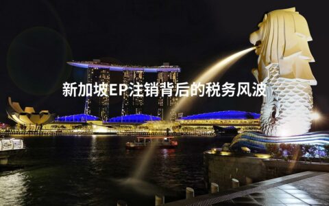 新加坡EP注销背后的税务风波